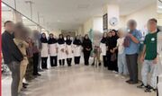 فیروزآباد |تکریم فرشتگان رحمت؛ تجلیل توانخواهان و پرسنل مرکز توانبخشی و حرفه آموزی «تابش» فیروزآباد از پرستاران بیمارستان قائم (عج) فیروزآباد