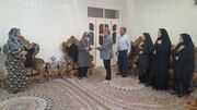 تجلیل از بانوی روشندل حافظ قرآن کریم در شهرستان ایوان