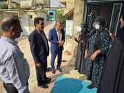 دیدار فرماندار آبدانان با توانخواهان روشندل به مناسبت هفته نابینایان