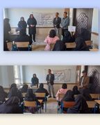 برگزاری کلاس آموزشی مهارت‌های خودمراقبتی در دبیرستان دخترانه زکیه شهرستان نیر