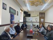 جلسه تعیین تکلیف هزینه عوارض ساختمان مرکز باب الحوائج از مراکز تحت نظارت اداره بهزیستی شهرستان کازرون