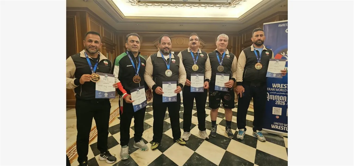 درخشش آزادکاران پیشکسوت ایران در اردن؛ ۶ مدال در روز دوم