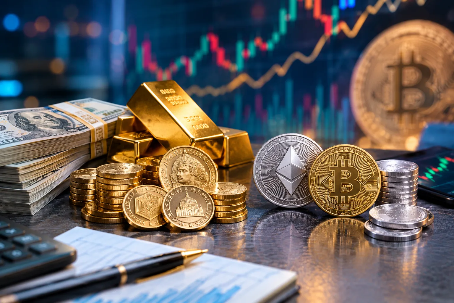 نوسان در مرز تصمیم؛ بازار ارز و طلا در انتظار دوشنبه ۲۷ مهر