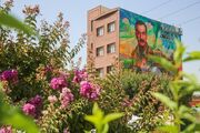 دیوارنگاره یادبود "خلبان محمود اسکندری" کاندید برترین نقاشی دیواری جهان شد
