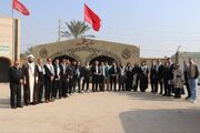 حضور رئیس فدراسیون ورزش‌های همگانی در یادمان شهدای علقمه