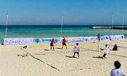 رقابت های تنیس ساحلی؛ اوج هیجان در سواحل نیلگون خلیج فارس
