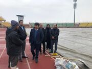 بازدید سرپرست جدید اداره ورزش و جوانان استان قزوین از اماکن ورزشی 