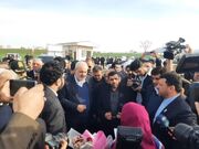 آغاز عملیات اجرایی پروژه شبکه آبیاری سدنرماب با حضور وزیر نیرو