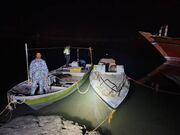 توقیف شناور متخلف صید شب‌چراغی در آب‌های جاسک