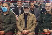 حضور سرلشکر عبدالهی فرمانده قرارگاه خاتم‌الانبیا در در مراسم شهدای جنگ رمضان