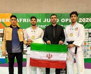 نایب قهرمانی تیم ملی جودو ایران در کاپ آفریقا