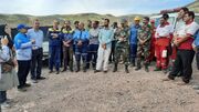 برگزاری مانور اطفاء حریقِ مراتع در روستای سوخته چنار