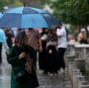 رگبار باران و رعد و برق در نوار شمالی کشور
