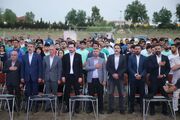 آیین افتتاحیه مسابقات سراسری ساحلی آمادگی جسمانی و تندرستی در ساحل ساری برگزار شد