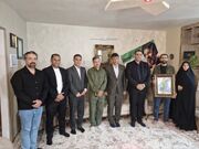 دیدار رئیس فدراسیون نجات‌غریق با خانواده شهید ردانی‌پور
