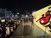 هنرنمایی باستانی‌کاران کرجی در حمایت از آرمان‌های انقلاب