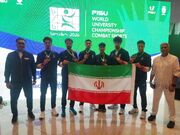 ایران در صدر جدول مسابقات جهانی مبارزه‌ای