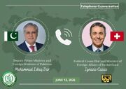 رایزنی وزیران خارجه پاکستان و سوئیس درباره چشم‌انداز تفاهم ایران و آمریکا
