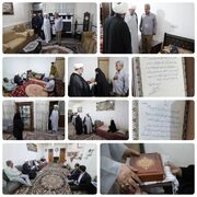 دیدار و گفتگوی نماینده ولی فقیه در سیستان و بلوچستان با دو خانواده شهید