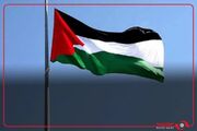 پرچم فلسطین در میدان تایمز