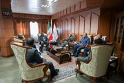 دیدار رئیس سازمان تعاون روستایی ایران با استاندار مرکزی