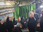 معاون وزیر ورزش و جوانان از موکب اداره ورزش و جوانان جنوب‌شرق تهران بازدید کرد