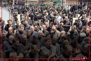 عزاداری دسته «شاه‌حسین‌گویان» مردم چالدران در جوار مقبره سیدصدرالدین