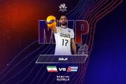 لیگ ملت‌های والیبال/ حاجی‌پور امتیازآورترین بازیکن ایران مقابل کوبا شد