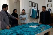 بازدید از روند تولید لباس فرم شبکه ایران‌یاران جوان در زنجان