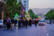 بازدید فرمانده سپاه امام حسن مجتبی (ع) استان البرز از کاروان دانشگاهیان به سمت مصلای تهران