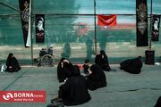 خدمت‌رسانی به عزاداران رهبر شهید انقلاب در زائرشهر چهل‌سرا مصلا