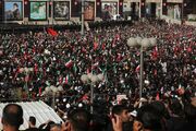خدمت‌رسانی کادر درمان یزد در مراسم تشییع رهبر شهید