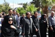 مراسم باشکوه عزاداری مردم ایلام در رثای «آقای شهید ایران