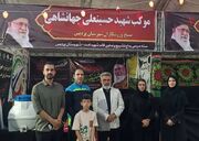 تداوم خدمت‌رسانی موکب جامعه ورزش و جوانان پردیس در مسیر بازگشت