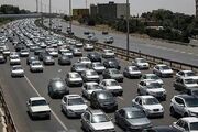 ترافیک سنگین در مسیر منتهی به تهران