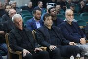 حضور وزیر ورزش و جوانان در مراسم ترحیم مادر حسین فرکی
