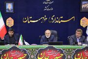 استاندار خوزستان: سرمایه‌های ملی لنج‌داران باید سریعا تخلیه شود / لزوم استفاده از تفویض اختیار و تسهیل مبادله های مرزی در شرایط جنگی