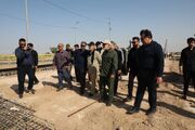 ۸۰ درصد پیشرفت فیزیکی پل روگذر سوسنگرد / تاکید رییس ستاد مرکزی اربعین حسینی کشور بر تامین منابع مالی مسیر پیاده‌روی زایران حسینی