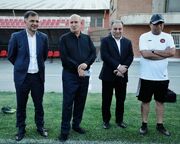 حضور رئیس فدراسیون فوتبال در تمرین تی‌تی‌ها/ تاج: تراکتور روند خوبی را در پیش گرفته است