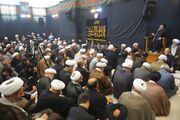 آیین بزرگداشت رهبر شهید با حضور آیت‌الله نوری همدانی در قم برگزار شد