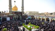 حرم حضرت عبدالعظیم (ع) مملو از عاشقان حسینی شد