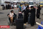 پایانه اتوبوسرانی و ریل باس رایگان اربعینی مرز شلمچه