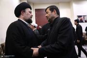 حضور وزیر ورزش و جوانان در مراسم تشییع همسر مرحوم آیت‌الله سید محمد موسوی بجنوردی
