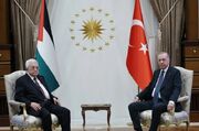 دیدار و گفت‌وگوی اردوغان و محمود عباس در آنکارا