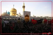 جمعیت انبوه زائران و دوست‌داران حضرت رضا (ع) در مشهد الرضا