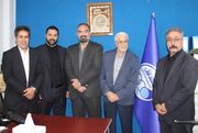 دیدار رئیس سازمان بسیج ورزشکاران تهران بزرگ با مدیر تیم‌های غیر فوتبالی باشگاه استقلال