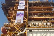 سکوی مسکونی ۲۵۰۰ تنی میدان رشادت از بوشهر بارگیری شد