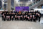 بازگشت بانوان افتخارآفرین والیبال ایران به کشور