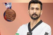 علیرضا بخت مدال برنز گرندپری پاراتکواندو کره جنوبی را کسب کرد