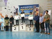 رقابت ۱۳۰ سنگ‌نورد نونهال و نوجوان در مسابقات قهرمانی استان بوشهر + عکس
